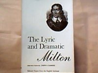 cover of the book The lyric and dramatic Milton: selected papers from the English Institute