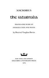 cover of the book The Saturnalia