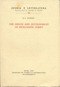 cover of the book The origin and development of humanistic script