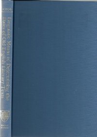 cover of the book Linguistic means of determining the dates of Old English literary texts