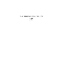 cover of the book The relevance of Royce