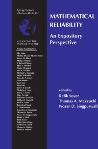 cover of the book Mathematical Reliability: An Expository Perspective