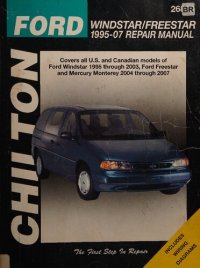 cover of the book Chilton's Ford Windstar/Freestar 1995-07 Repair Manual