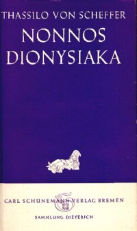 cover of the book Die Dionysiaka des Nonnos