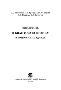 cover of the book Введение в квантовую физику в вопросах и задачах: [учебное пособие]