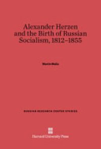 cover of the book Alexander Herzen and the birth of Russian socialism