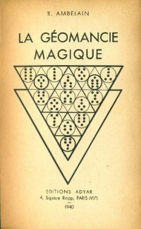 cover of the book La géomancie magique