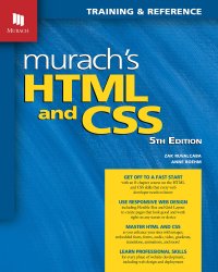 cover of the book Murach's HTML and CSS (5th Edition)