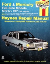 cover of the book Haynes Ford & Mercury Full-Size Models Automotive Repair Manual