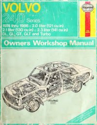 cover of the book Haynes Volvo 240 Series 1974 thru 1986 Owners Workshop Manual