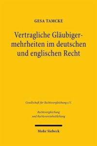 cover of the book Vertragliche Gläubigermehrheiten im deutschen und englischen Recht