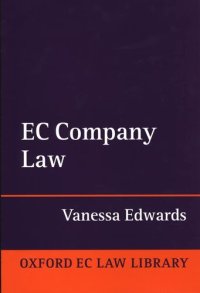 cover of the book EC Company Law (Oxford European Union Law Library)