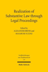 cover of the book Realization of Substantive Law Through Legal Proceedings