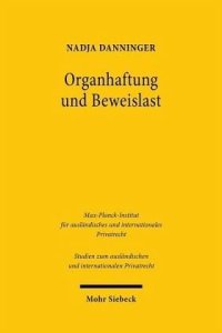 cover of the book Organhaftung und Beweislast: Dissertationsschrift