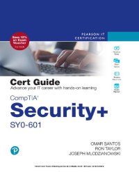 cover of the book CompTIA Security+ SY0-601 Cert Guide