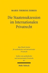 cover of the book Die Staatensukzession im Internationalen Privatrecht: Dissertationsschrift