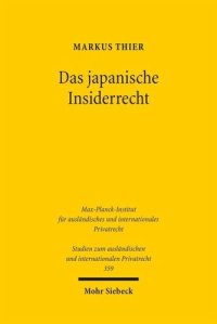 cover of the book Das japanische Insiderrecht