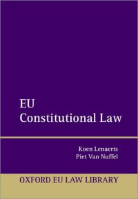 cover of the book EU Constitutional Law (Oxford European Union Law Library)