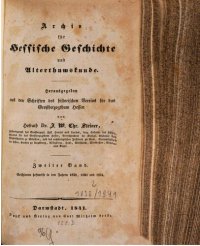 cover of the book Árchiv für Hessische Geschichte und Altertumskunde