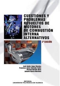 cover of the book Cuestiones y problemas resueltos de motores de combustión interna alternativos