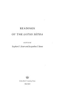 cover of the book Readings of the Lotus Sūtra