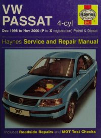 cover of the book Haynes VW Passat (96-00) Service & Repair Manual