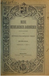 cover of the book Neue Heidelberger Jahrbücher