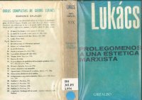 cover of the book Prolegómenos a una estética marxista