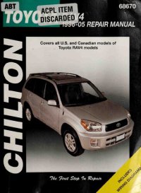 cover of the book Chilton's Toyota RAV4 1996-05 Repair Manual