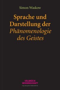 cover of the book Sprache und Darstellung der Phänomenologie des Geistes