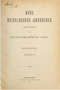 cover of the book Neue Heidelberger Jahrbücher