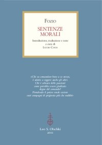 cover of the book Sentenze morali