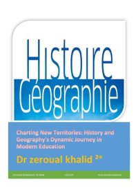 cover of the book Charting New Territories History and Geography's Dynamic Journey in Modern Education