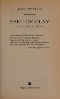 cover of the book G.I. Gurdjieff - Feet of Clay. A Study of Gurus.