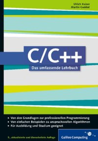 cover of the book C/C++: Das umfassende Lehrbuch