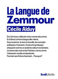 cover of the book La Langue de Zemmour