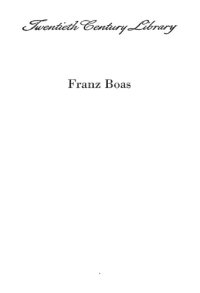 cover of the book Franz Boas: the Science of Man in the Making