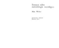 cover of the book Ensayos Sobre Metodologia Sociologica