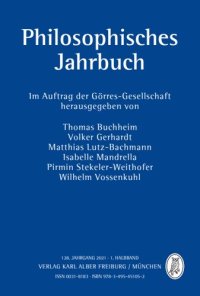 cover of the book Philosophisches Jahrbuch