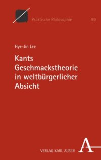 cover of the book Kants Geschmackstheorie in weltbürgerlicher Absicht