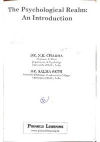 cover of the book The Psychological Realm - An Introduction