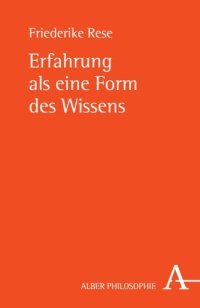 cover of the book Erfahrung als eine Form des Wissens