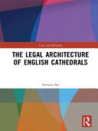 cover of the book The Legal Architecture of English Cathedrals