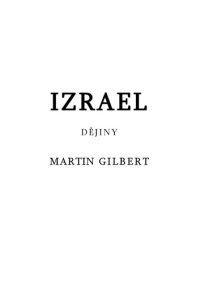 cover of the book Izrael: dějiny