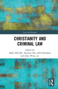 cover of the book Christianity and Criminal Law (Law and Religion)