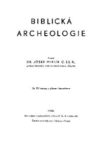 cover of the book Biblická archeologie