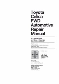 cover of the book Haynes Toyota Celica Front Wheel Drive 1986-1999 Repair Manual