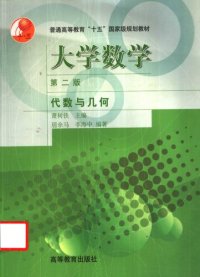 cover of the book 大学数学/代数与几何