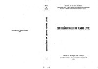 cover of the book Centenário da Lei do Ventre Livre