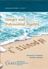 cover of the book Integer and Polynomial Algebra